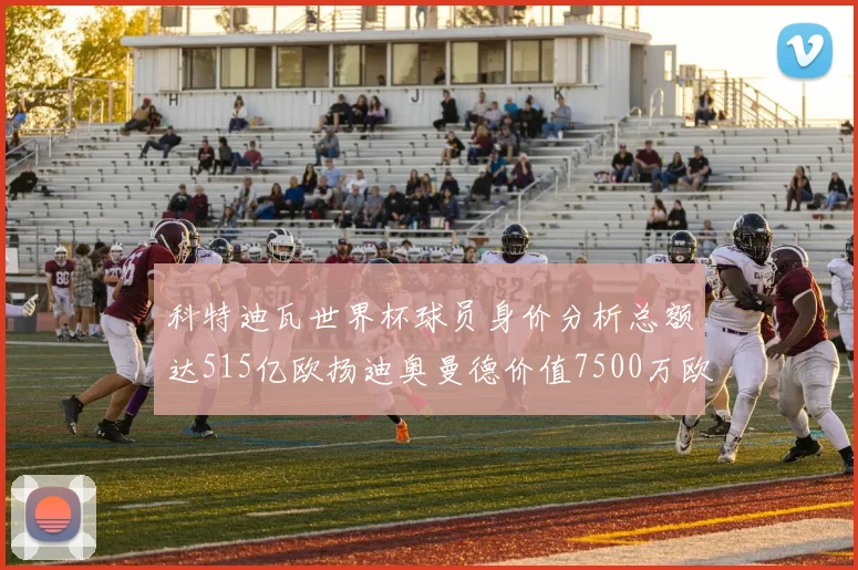 科特迪瓦世界杯球员身价分析总额达515亿欧扬迪奥曼德价值7500万欧