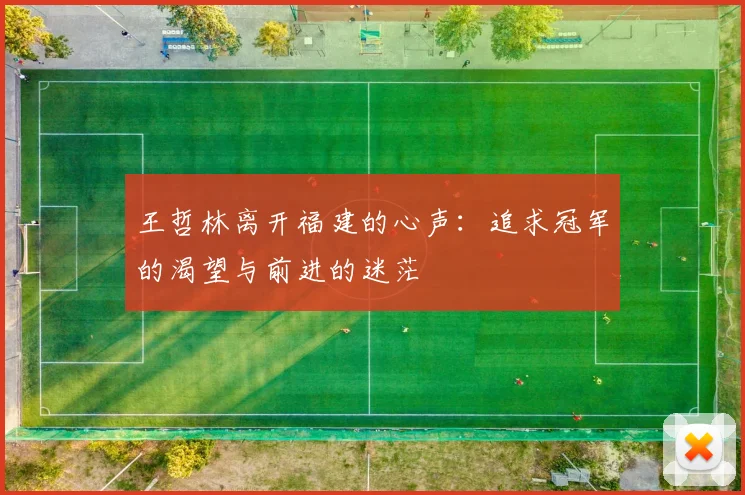 王哲林离开福建的心声：追求冠军的渴望与前进的迷茫
