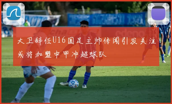 大卫辞任U16国足主帅传闻引发关注或将加盟中甲冲超球队