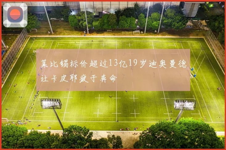 莱比锡标价超过13亿19岁迪奥曼德让卡皮耶疲于奔命
